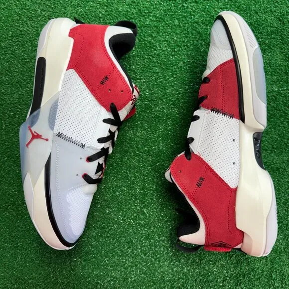 Nike Jordan One Take 5 Mens Basketball Shoes White Red FD2335-160 VNDS Sz 12