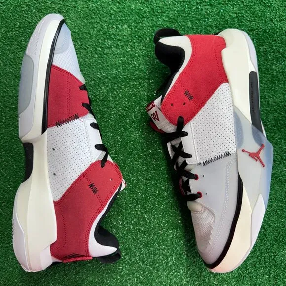 Nike Jordan One Take 5 Mens Basketball Shoes White Red FD2335-160 VNDS Sz 12