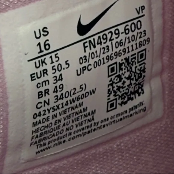 Nike KD 16 NRG Aunt Pearl Kay Yow Basketball Shoes Pink FN4929-600 Men’s Sizes