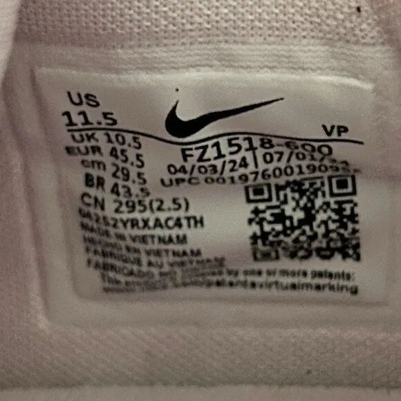 Nike KD 17 NRG “Aunt Pearl” Men’s Size 11.5 Cushioned Basketball Sneakers