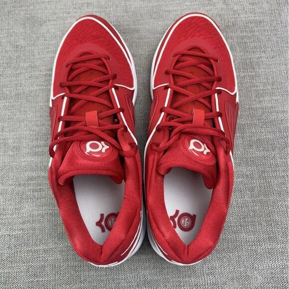 Nike KD16 TB Promo Gym Red White Basketball Shoes FN7091-601 Men's Size 15