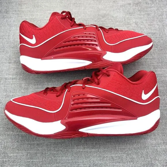 Nike KD16 TB Promo Gym Red White Basketball Shoes FN7091-601 Men's Size 15
