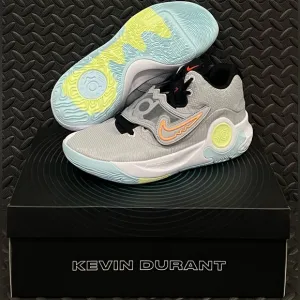 Nike Kevin Durant KD Trey 5 X Wolf Grey White Volt Basketball Shoes Mens‎ Sizes