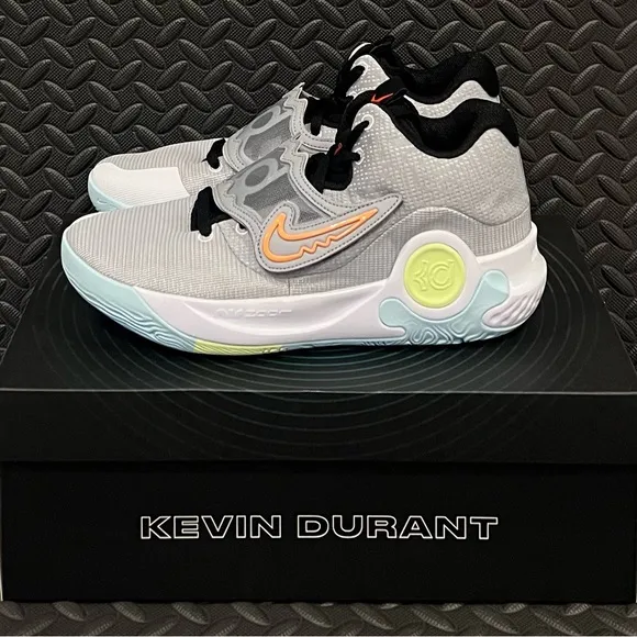 Nike Kevin Durant KD Trey 5 X Wolf Grey White Volt Basketball Shoes Mens‎ Sizes