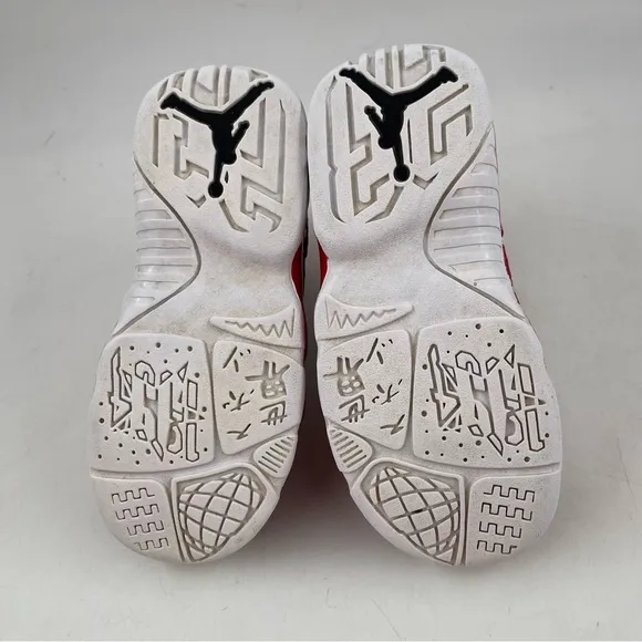 Nike Kids Air Jordan 9 Retro Hi Top -Size  9 C -White Gym Red Basketball Shoes