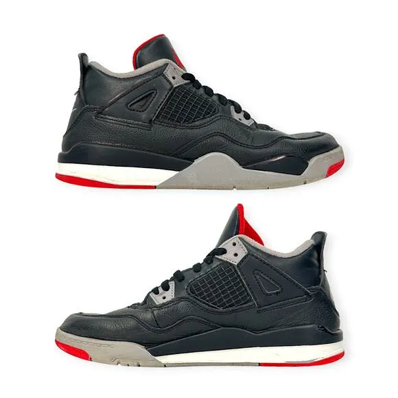 NIKE | Kids Size 3Y | Air Jordan 4 Retro Bred Reimagined (PS) Shoes BQ7669-006