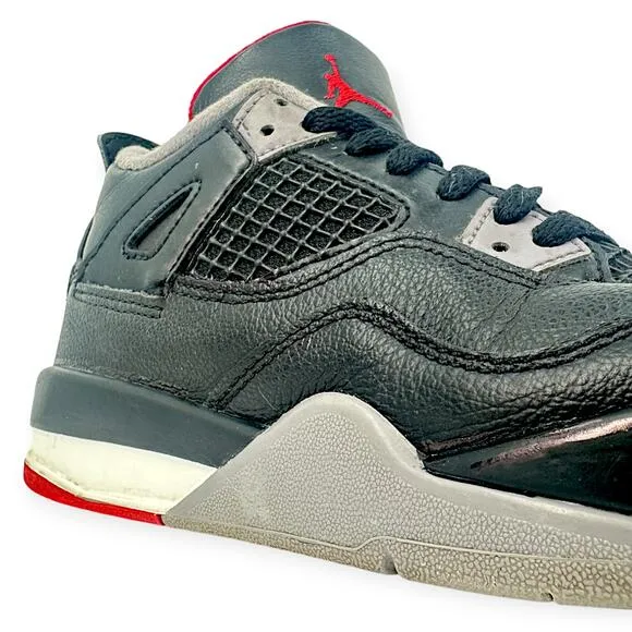 NIKE | Kids Size 3Y | Air Jordan 4 Retro Bred Reimagined (PS) Shoes BQ7669-006