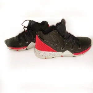 Nike Kyrie 5 red black and gray basketball sneakers