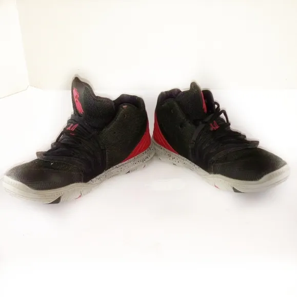 Nike Kyrie 5 red black and gray basketball sneakers