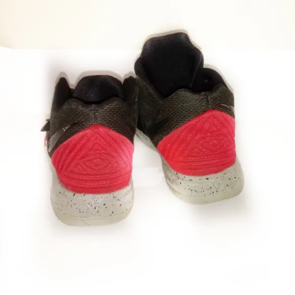 Nike Kyrie 5 red black and gray basketball sneakers