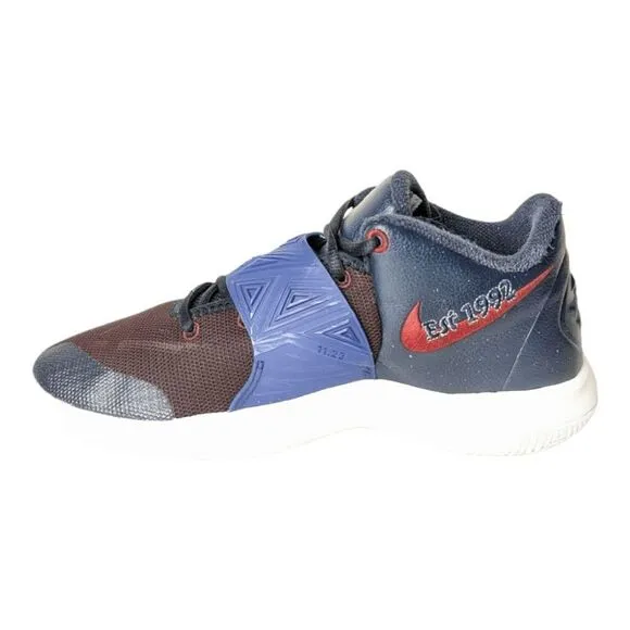 NIKE Kyrie Flytrap 3 'Obsidian Gym Red' Basketball Shoes Size 7Y