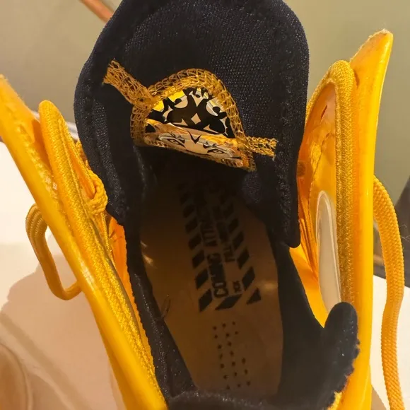 Nike LeBron 19 Kids Yellow Basketball Shoes