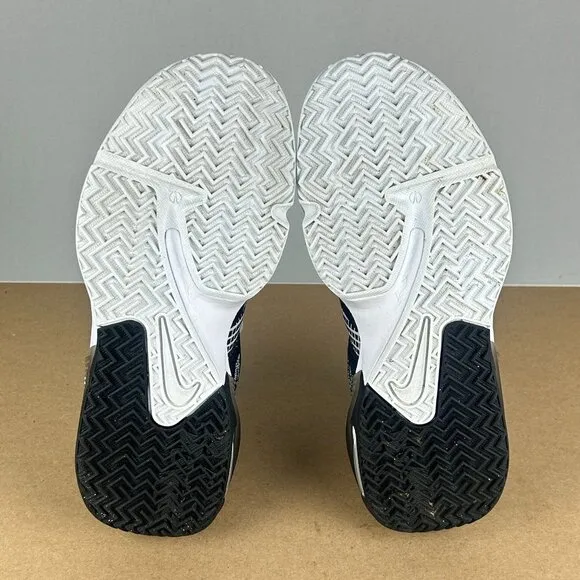 Nike Lebron Witness 7 Basketball Athletic Shoes Mens 7.5 Black White Lace Up