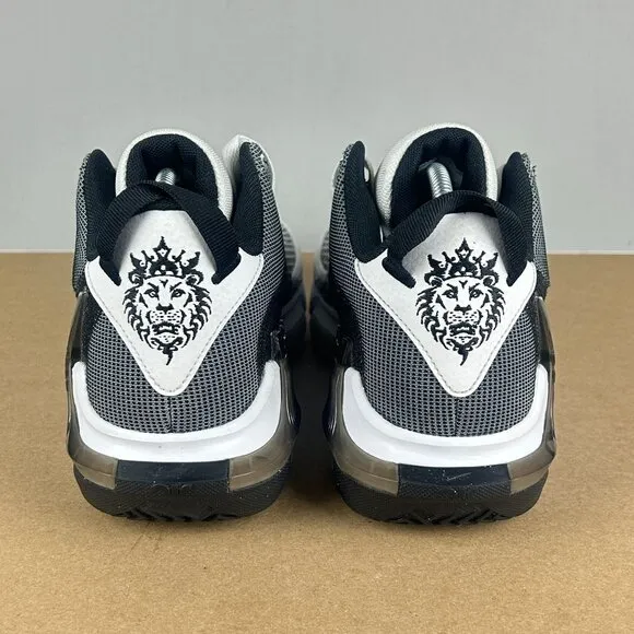 Nike Lebron Witness 7 Basketball Athletic Shoes Mens 7.5 Black White Lace Up