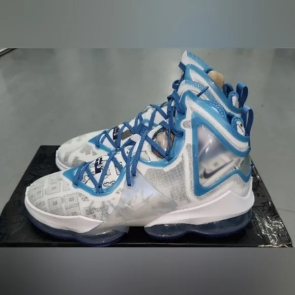Nike Lebron XIX 19 &quot;Space Jam&quot; Men's Shoes White-Dutch Blue-Blue Void