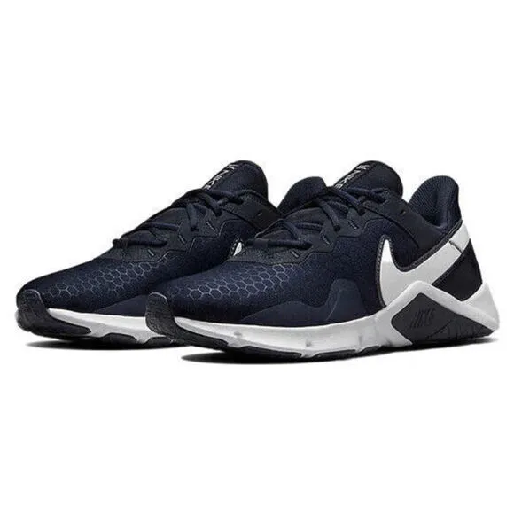 Nike Legend Essential 2 CQ9356-401 Men's Obsidian White Running Shoes SGA187