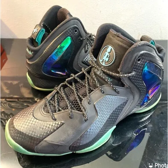 Nike Lil Penny Hardaway Black Hyper Jade Posite Mid Men’s 630999-002 Size 11
