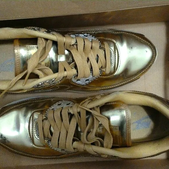 Nike Liquid Gold Metallic Air Max 90 SP Sneakers Mens 12.5