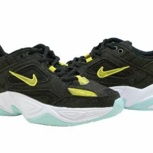 Nike  M2K Tekno LX Black &amp; Bright Citron Teal NEW