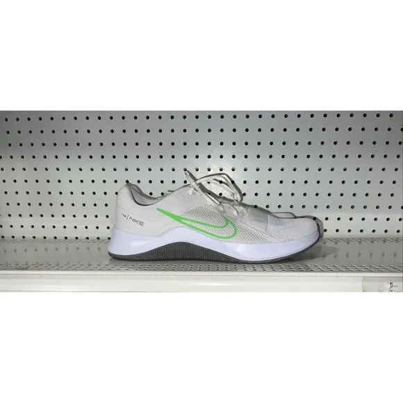 Nike MC Trainer 2 Mens Athletic Cross Training Shoes Size 15 Cream White Green