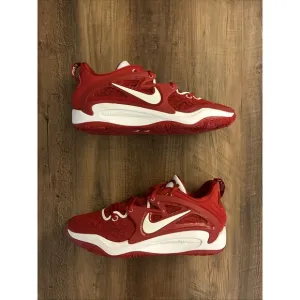 Nike Men Size 10 KD 15 TB Gym Red White Basketball Shoes DX6648-600 New
