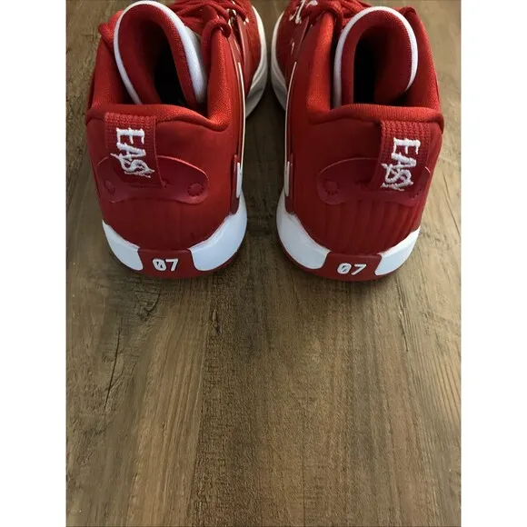 Nike Men Size 10 KD 15 TB Gym Red White Basketball Shoes DX6648-600 New