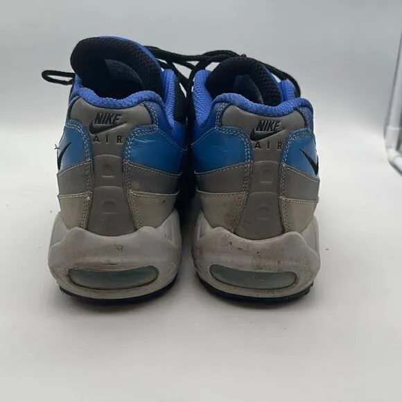 Nike Mens Air Max 95 Size 14 Blue Gray Athletic Running Shoes Sneaker 609048-404