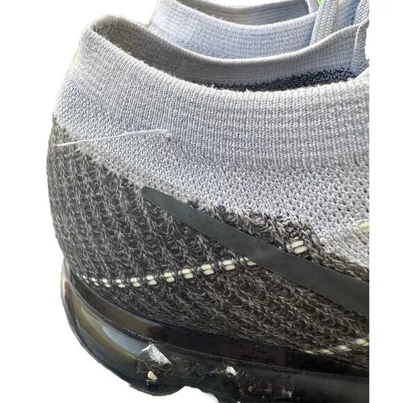 Nike Men's Air VaporMax 922915-002 Gray Lace Up Athletic Shoes - Size 12