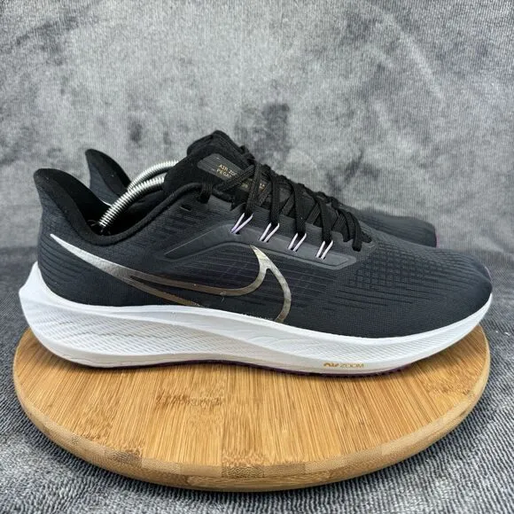 Nike Mens Air Zoom Pegasus 39 Size 12 Shoes Black Running Training Sneakers