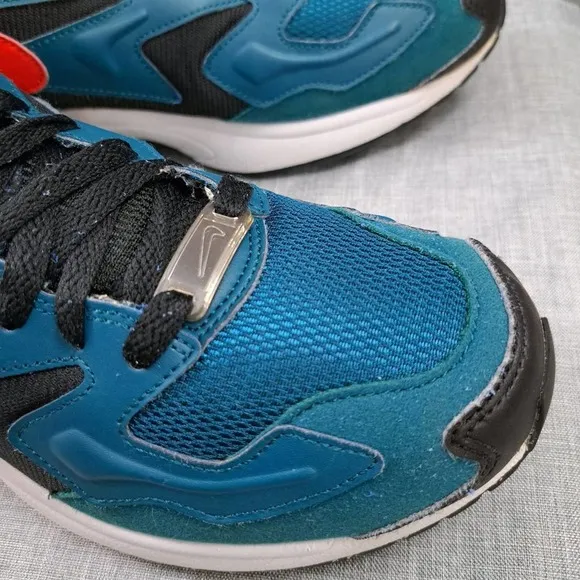 NIKE Men's &quot;Air Max 2 Light&quot; 'Black Teal' AO1741-004 Running Shoes Size 8
