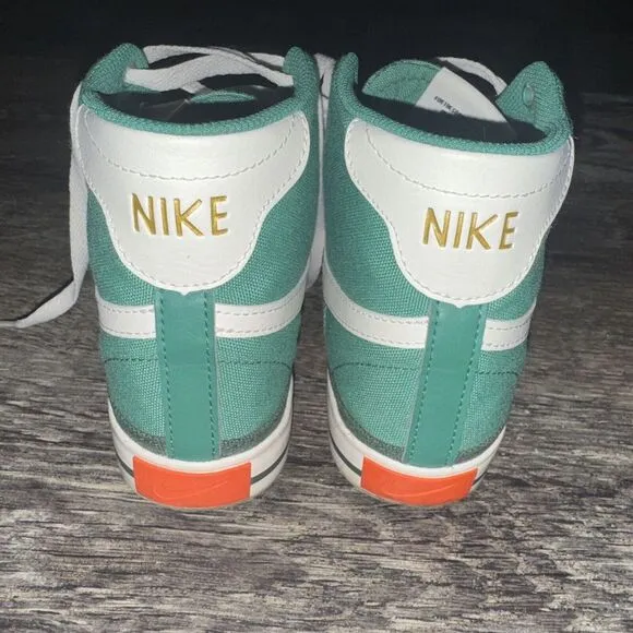 Nike‎ Mens Court Legacy Canvas Mid S50 Green White Shoes Size 7 DM3363-300