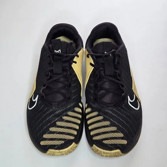 Nike Men's Metcon 9 Black Vegas Gold Workout Shoes Sneakers Sz 14 FD5431-001