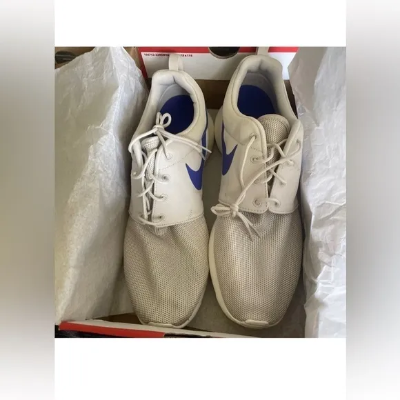 Nike Men's Roshe One Desert Sand Persian Violet Running Shoes Size 11.5NIB**