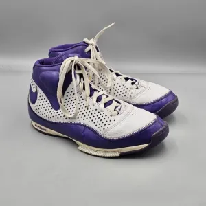 Nike Men's Size 10.5 US Zoom BB II 2007 Varsity Purple Basketball Shoes READ