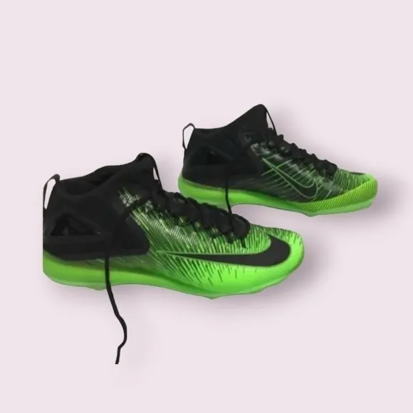 Nike Mens SZ 13.5 Lunar Trout 3 ASG Metal Baseball Cleats Volt Green