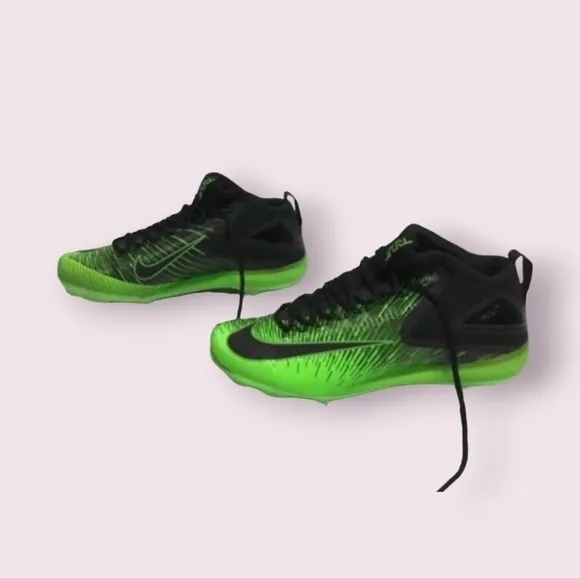 Nike Mens SZ 13.5 Lunar Trout 3 ASG Metal Baseball Cleats Volt Green