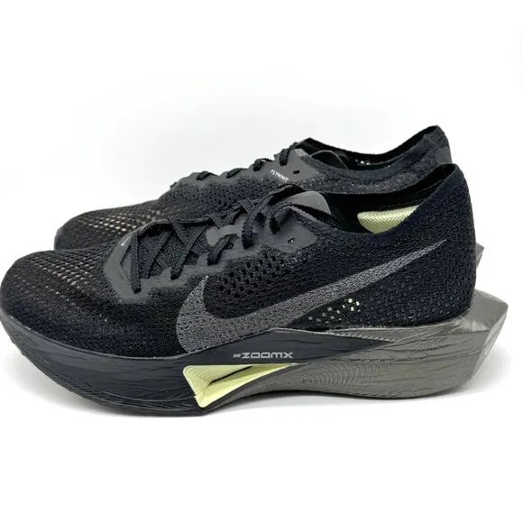 Nike Mens ZoomX Vaporfly 3 Black Olive Aura Running Shoes Sz 12 NEW HV6351-001