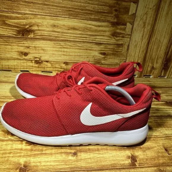 Nike Mens Roshe One 511881-612 Red Running Shoes Sneakers Size 9,5
