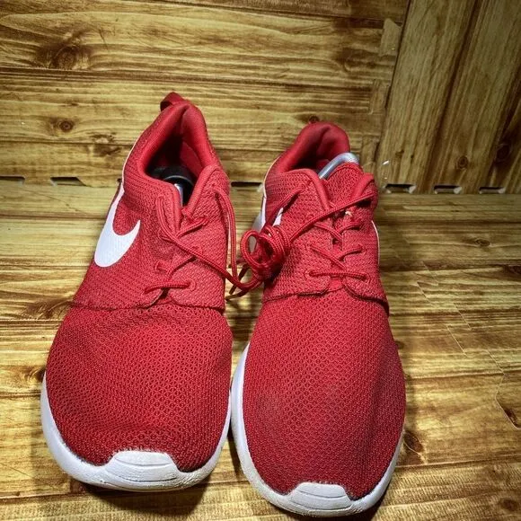 Nike Mens Roshe One 511881-612 Red Running Shoes Sneakers Size 9,5