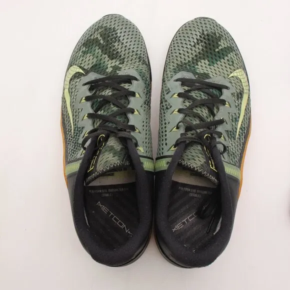 Nike Metcon 6 Men's US 13 Black Gum Green Camo Training Shoes CK9388-032