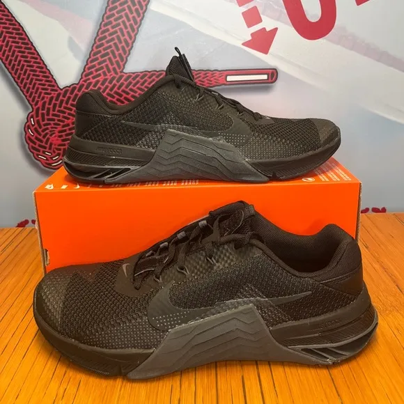 Nike Metcon 7 Triple Black Gym Shoes Mens Size 11.5 NEW
