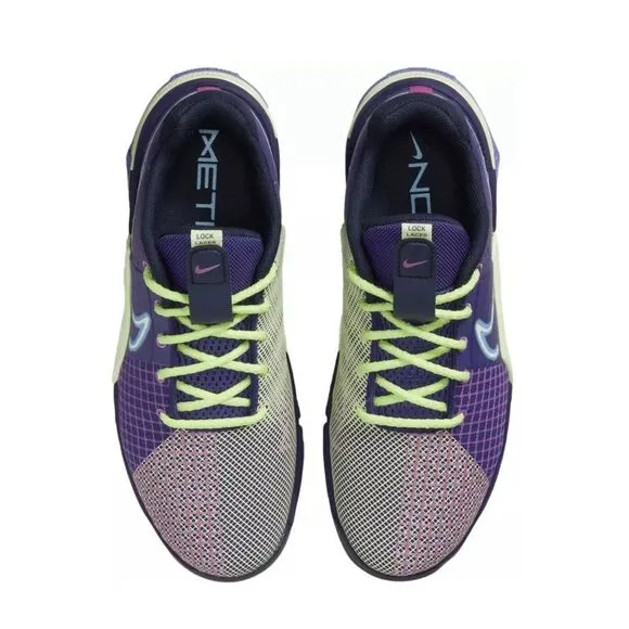 Nike Metcon 8 AMP Purple Gym Shoes DV1168 500 Women's Size 10.5 / Men's 9