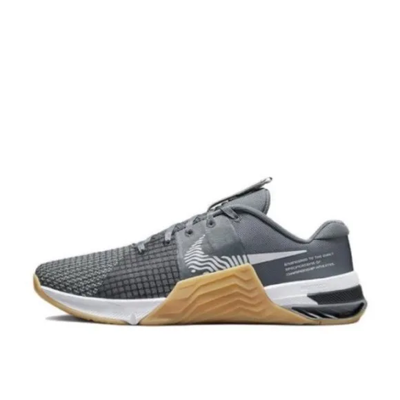 Nike Metcon 8 Low Mens Running Gym Shoes Gray DO9328-002 NEW Multi Sz