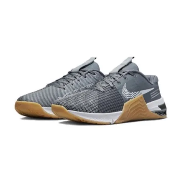 Nike Metcon 8 Low Mens Running Gym Shoes Gray DO9328-002 NEW Multi Sz
