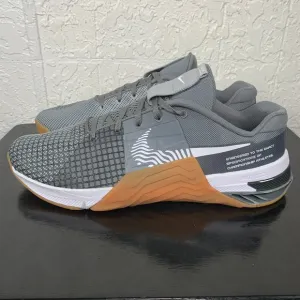 Nike Metcon 8 Mens Size 13 Shoes Smoke Grey Gum Sole Gym Sneakers D09328-002