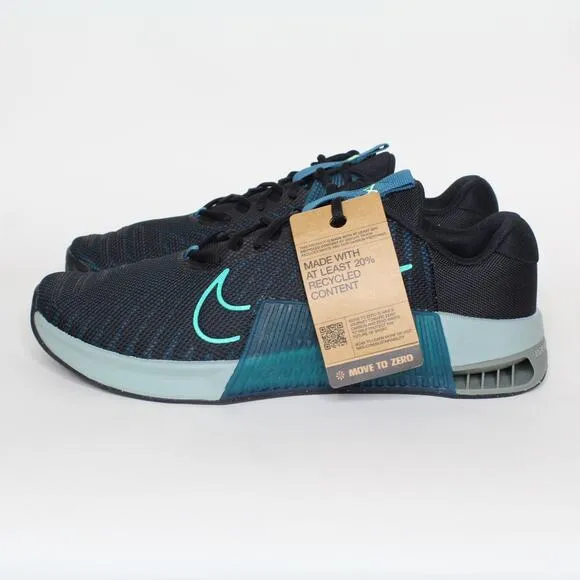 Nike Metcon 9 Black Geode Teal Clear Jade Training Shoes DZ2617-003 Men Size 12