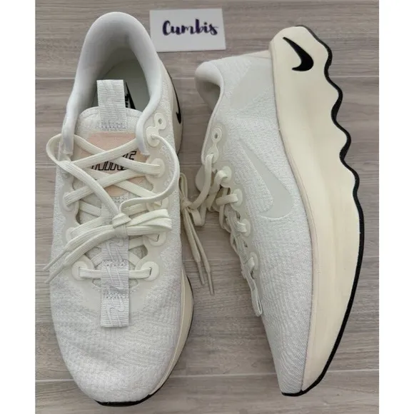 Nike Motiva Women's Size 10 Ivory White Black Running Gym Shoes DV1238-105 New