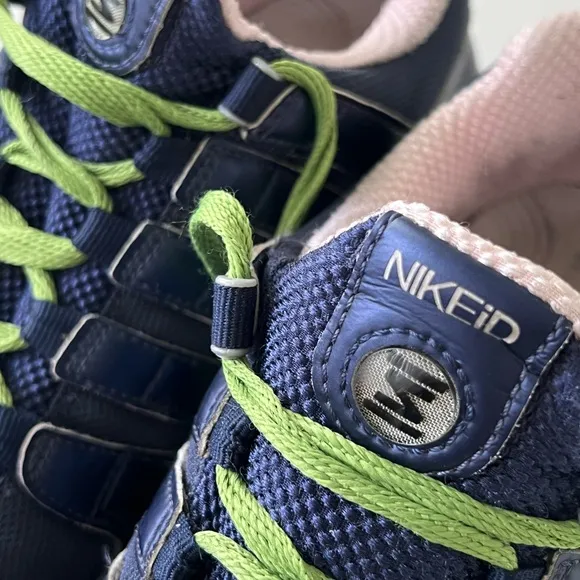 Nike Nikeid Shox‎ Blue Green Pink Mens Size 10 Running Shoes