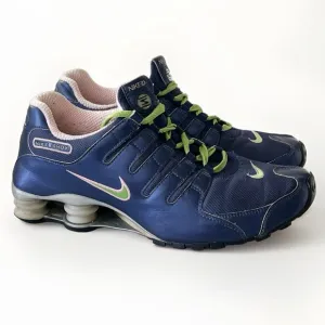 Nike Nikeid Shox‎ Blue Green Pink Mens Size 10 Running Shoes
