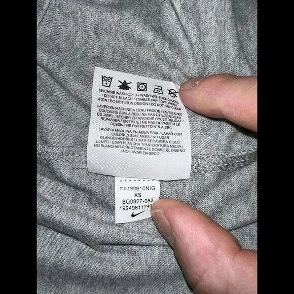 Nike Off-White NRG A6 Tee Ash Grey